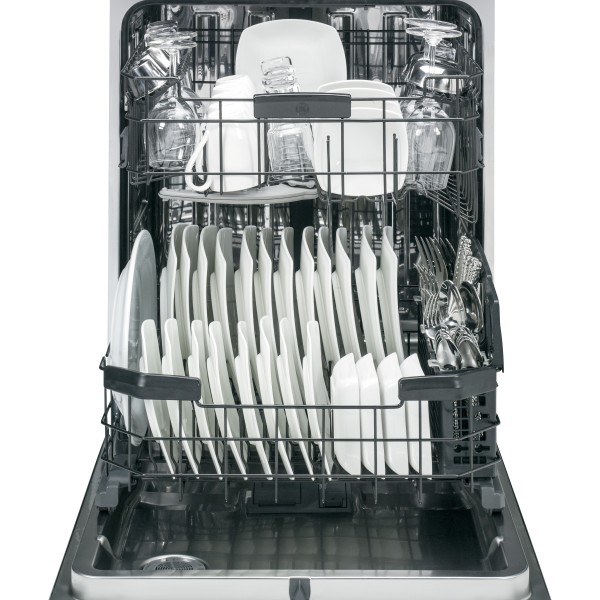 GE® GDT655SMJES Slate Dishwasher with Stainless Steel Interior & Hidden