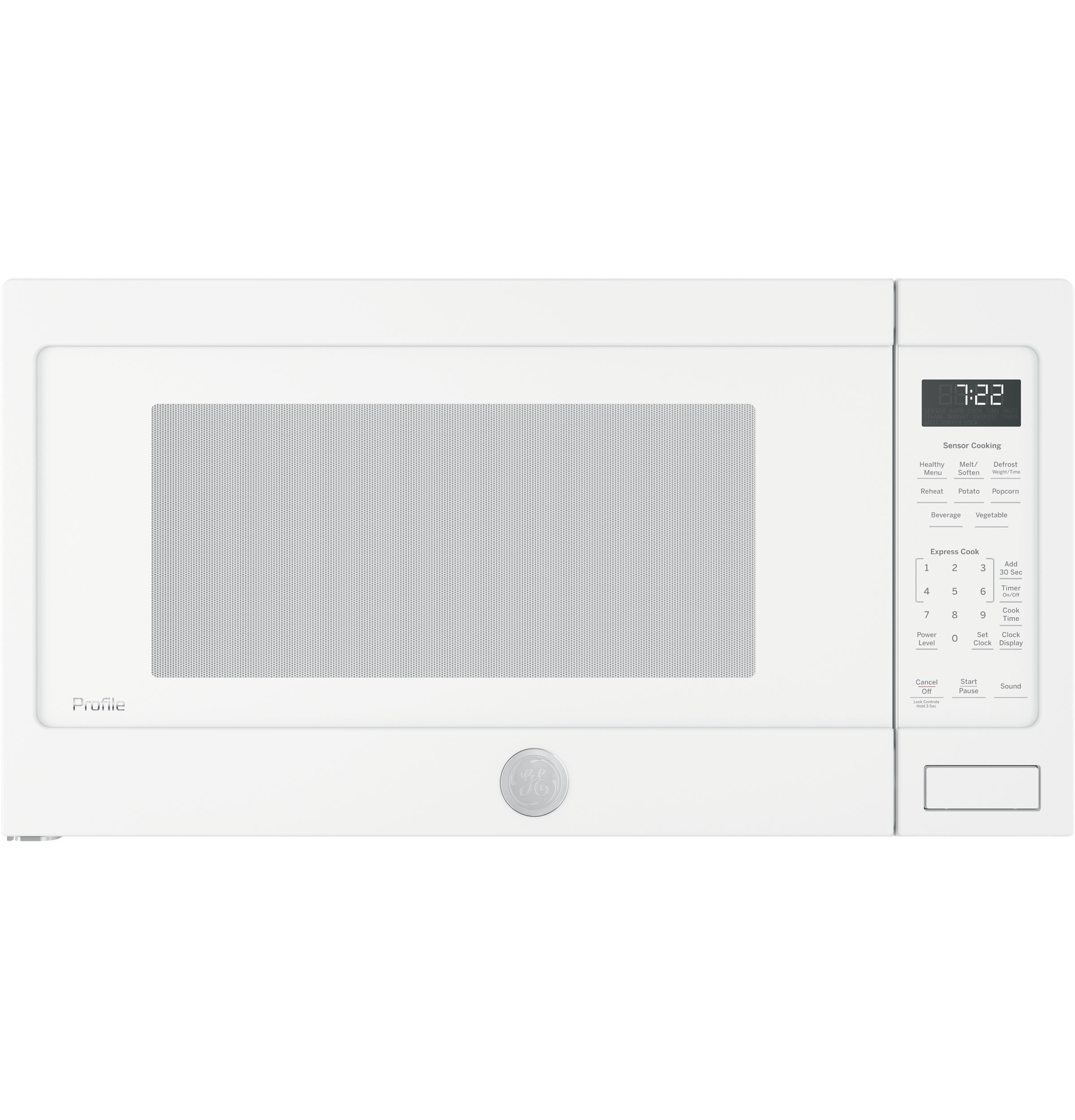 ge profile 2.2 cu ft countertop sensor microwave oven stores