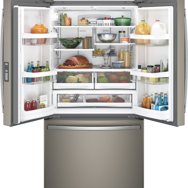 GE® GNE29GMKES ENERGY STAR® 28.5 Cu. Ft. French-Door Refrigerator ...