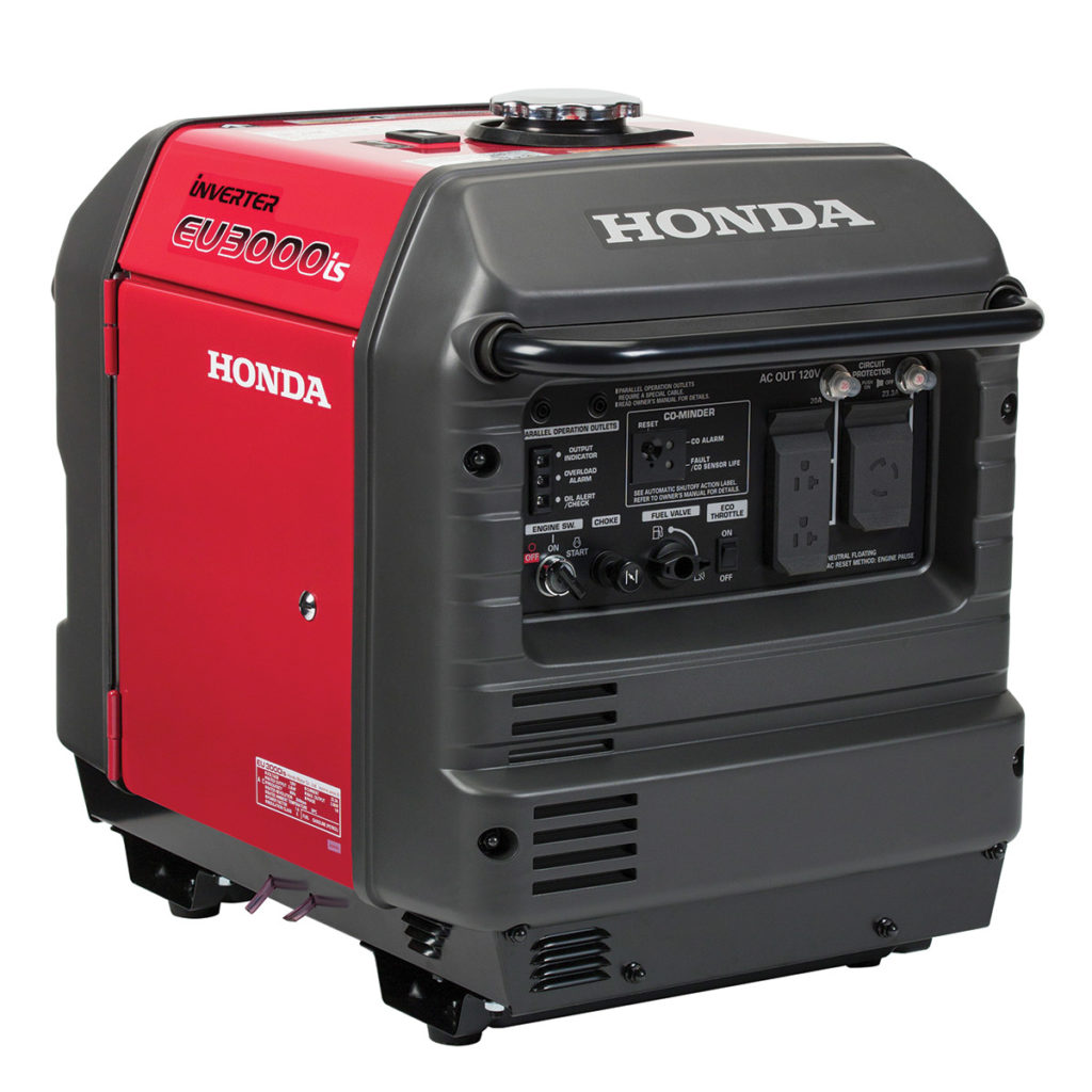 Honda EU3000iS1AN Gas 3 000 Watt 120V Portable Inverter Generator With 