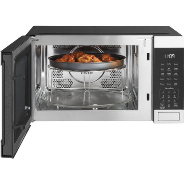 GE JES1109RRSS SS 1.0cuft Countertop Convection Microwave w/ Air Fry
