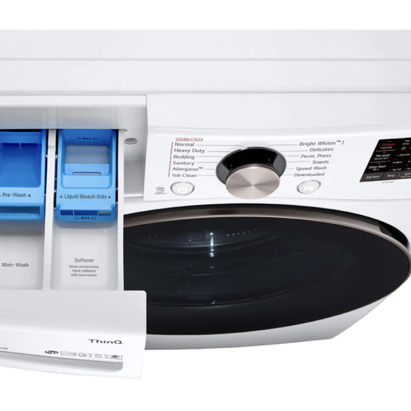 LG WM4000HWA White 27” 4.5cuft UltraLarge Capacity Front Load Washer w